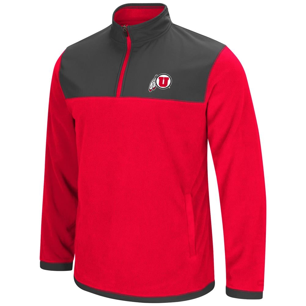 University of Utah Utes Men's Full Zip Fleece Jacket by Colosseum