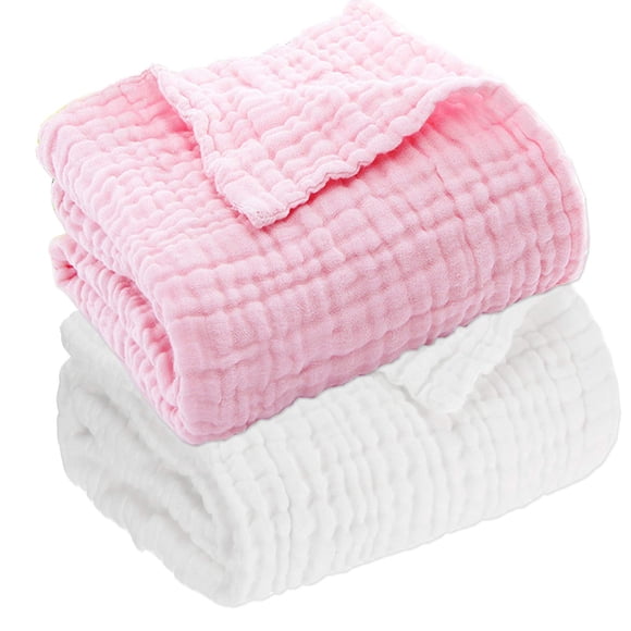 Juego de 2 Toallas de Baño para Bebé Aablexema, 6 Capas, 109 x 109 cm