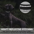 thumbnail image 3 of JUNWELL Dog Collar  Adjustable Reflective Nylon Dog Collar Classic Solid Colors  Soft Neoprene Padding for Small Medium Sized Dogs Neck (9-14.2 inch), 3 of 7