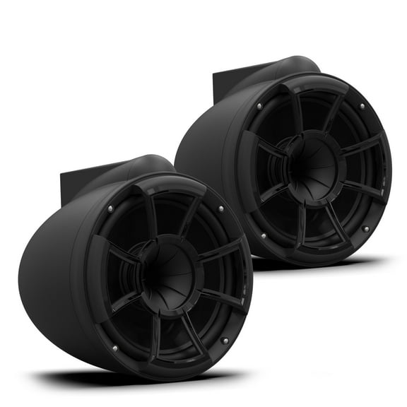 Wet Sounds REV 10 SE B-X V2 - Matte Black REV10 Special Edition - Revolution Series 10" Tower Speakers, Pair with X Mounts