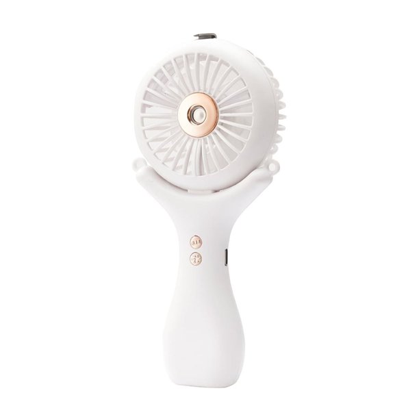 Ventilador de mano Lksixu de 3 velocidades, mini nebulizador portátil, recargable, con pulverizador de agua, silencioso y de enfriamiento.