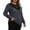 Dusty Blue, variant on a.Jesdani Plus size Sweatshirts for Women Crewneck Casual Lace Patchwork Pullover Sweater m