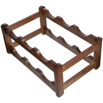 Bamboo Wine Display Rack Wine Bottles Display Holder Free Standing Storage