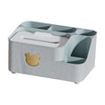 thumbnail image 3 of Porta pañuelos Organizador de mesa para el hogar Servilletero para encimeras Cajonera Verde Grande, 3 of 9