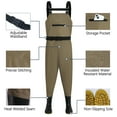 thumbnail image 2 of ANMINY Fishing Chest Waders, Fishing Waders for Men Women Waterproof Hunting Chest Wader with Bootfoot Belt Breathable Lightweight Beige, 2 of 8
