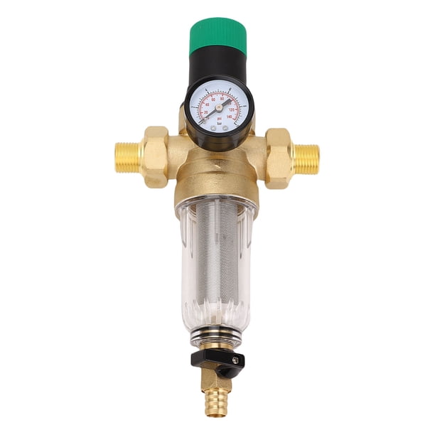Válvula Reductora De Presión De 1/2 Pulgada, Filtro De Acero Inoxidable Resistente Al Calor, Regulador De Presión De Agua De Construcción De Latón Para Uso Doméstico