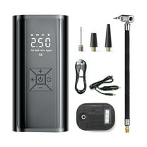 Tire Inflator under $5! CQCYD Portable Air Compressor, 150PSI Tire Inflator with Battery, Digital Air Pump for Car Tires, LED Light Emergency Pump, Cordless Inflator for Bikes Balls