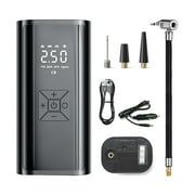 Tire Inflator under $5! CQCYD Portable Air Compressor, 150PSI Tire Inflator with Battery, Digital Air Pump for Car Tires, LED Light Emergency Pump, Cordless Inflator for Bikes Balls