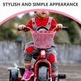 thumbnail image 3 of TEHAUX Kids Bike Basket Iron 1Pack Pink for Daily Use, 3 of 6