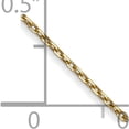 thumbnail image 5 of 14K Yellow Gold .8mm D/C Cable With Spring Ring Clasp Chain (20 X 0.8) Made In South Africa pen41-20, 5 of 5