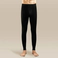 thumbnail image 2 of QLEICOM Thermal Underwear for Men,Thermal Pants Men,Men's Solid Color Thermal Underwear with Brushed Fleece Lining for Base Layer Warmth Winter Long Johns for All-Day Comfortable Under Your Clothes, 2 of 4