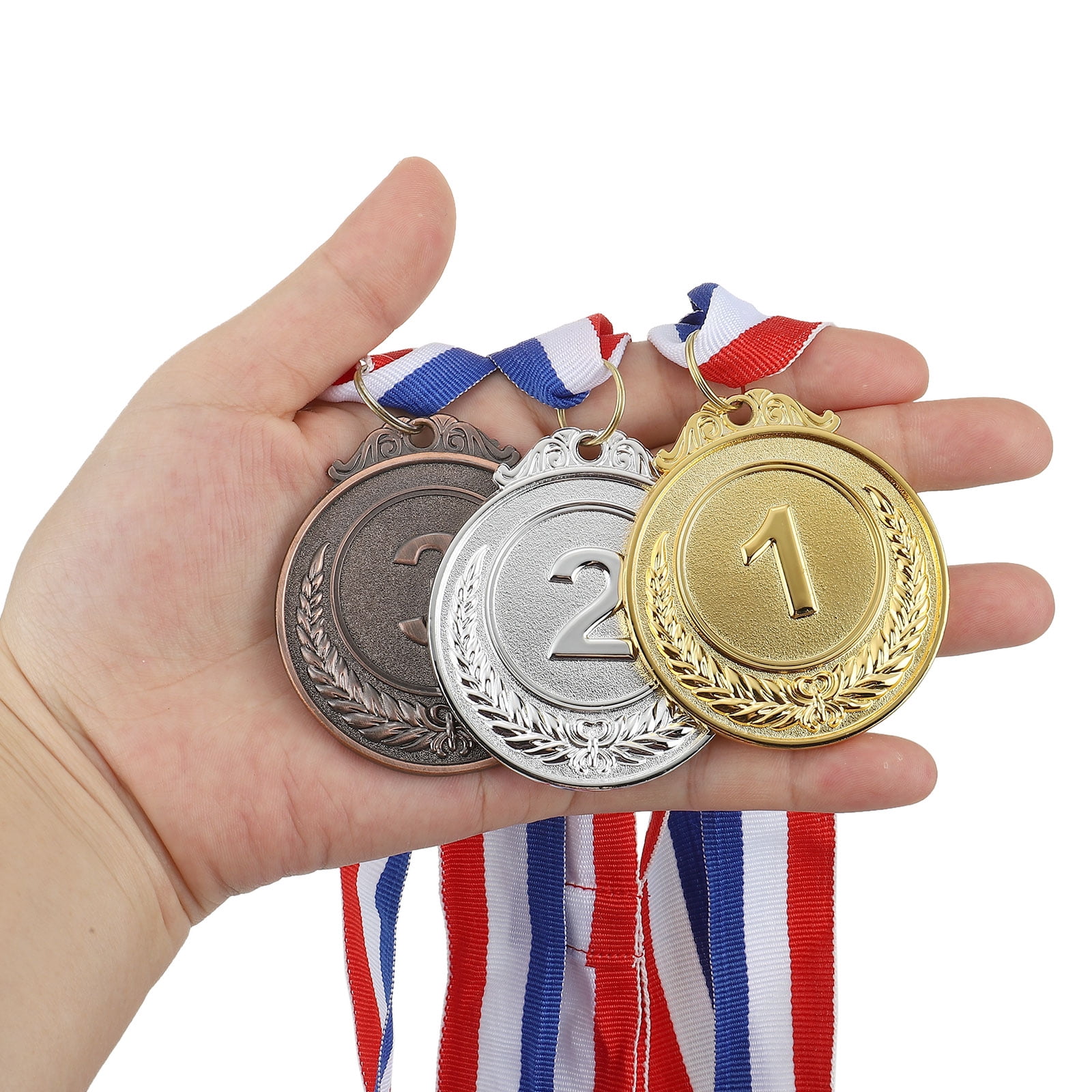 2" Bronze Winner Award Medals  Style Medals 3rd Prizes with Ribbon 18 Pack