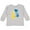 AC-Heather Grey, variant on Inktastic Down Syndrome Awareness with Handprints and Hearts Blue and Yellow Boys or Girls Long Sleeve Toddler T-Shirt