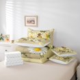 thumbnail image 6 of Manfei Sweet Bee Honey 7-Piece Twin Bedding Sets,Cute Daisy Flower Bedding Comforter Set,Rustic Floral Sheet Sets For Kids Teens,Microfiber Bedroom Decor Reversible, 6 of 8