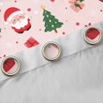 thumbnail image 4 of Manfei Cute Santa Claus Curtains Pack of 2 (42x84 Each) for Girls, Christmas Tree Gifts Curtains Blackout, Floral Snowflake Polka Dots Bedroom Curtains, Pink Room Decor, 4 of 6