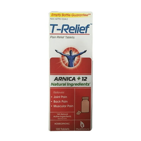MediNatura T-Relief soulagement de la douleur Arnica comprimés + 12 - 100 Ea