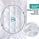 thumbnail image 5 of Funda de colchón impermeable WhatsBedding King Size de algodón, 5 of 9