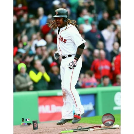 Ramirez Photograph - Hanley Ramirez 2017 Action Photo Print
