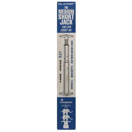 Tiger Brand Jack - Jack Post, 15-gauge, Adjusts From 2' 10