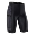 thumbnail image 3 of Men Cycling Shorts Padded Bike Shorts with 3 Pockets Breathable Riding Biking Shorts Tights, 3 of 6