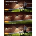 thumbnail image 3 of Luces solares con sensor de movimiento Aootek, 120 LED, IP65, paquete de 8, 3 of 7