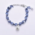 thumbnail image 2 of Dog Necklace Decorative Crisp Bell Stylish Pet Cat Dog Fake Pearl Ribbon Neck Circle, 2 of 5