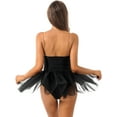 thumbnail image 6 of Miaeowve Women's Strapless One Piece Ballet Dance Tulle Tutu Skirts Leotard Black S, 6 of 7