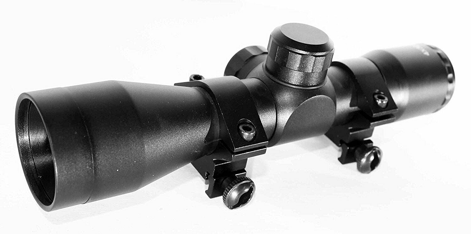 Black Rifle Upgrade Kit For Ruger 10/22 With 4x32 Scope + Rings + Weaver Rail Mount.