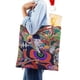 thumbnail image 4 of Mononoke Second Chapter: Hinezumi Bolso de tela con estampado de lienzo para mujer, bolsa de compras reutilizable y estética, con cremallera interior, regalo para mujer, 35 × 40 cm., 4 of 6
