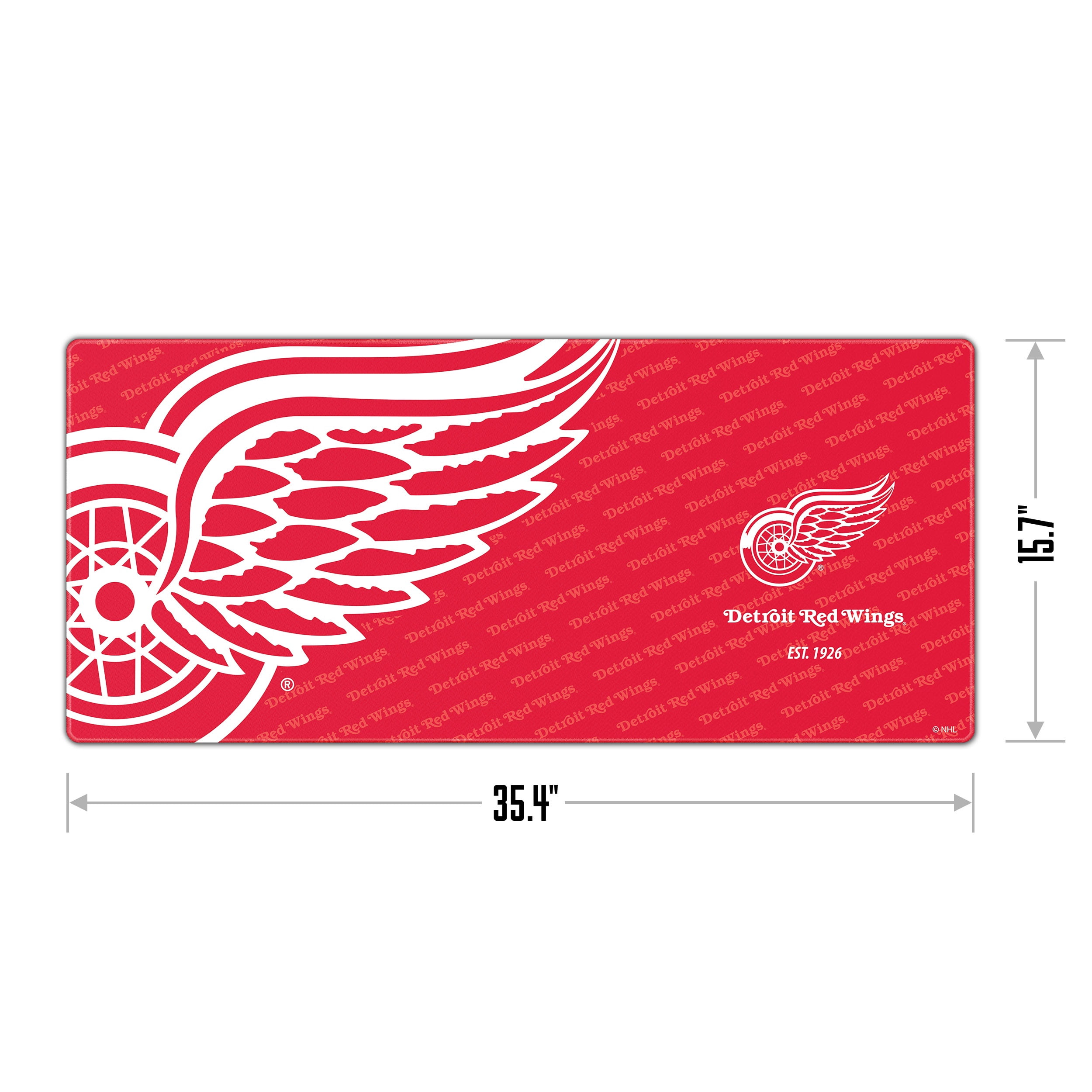 YouTheFan NHL Detroit Red Wings Logo Series Desk Pad