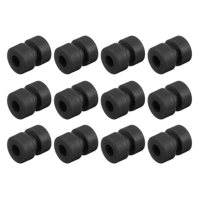 Unique Bargains 12Pack RC Anti Vibration Rubber Balls for F4 F7 Flight Controller M2x5.6mm Black