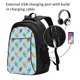 thumbnail image 2 of Balery Modern Ice Cream Mochila con carga USB para hombre y mujer - Mochila impermeable y antirrobo para portátil con puerto USB para viajes, trabajo, estudios y universidad, 2 of 7