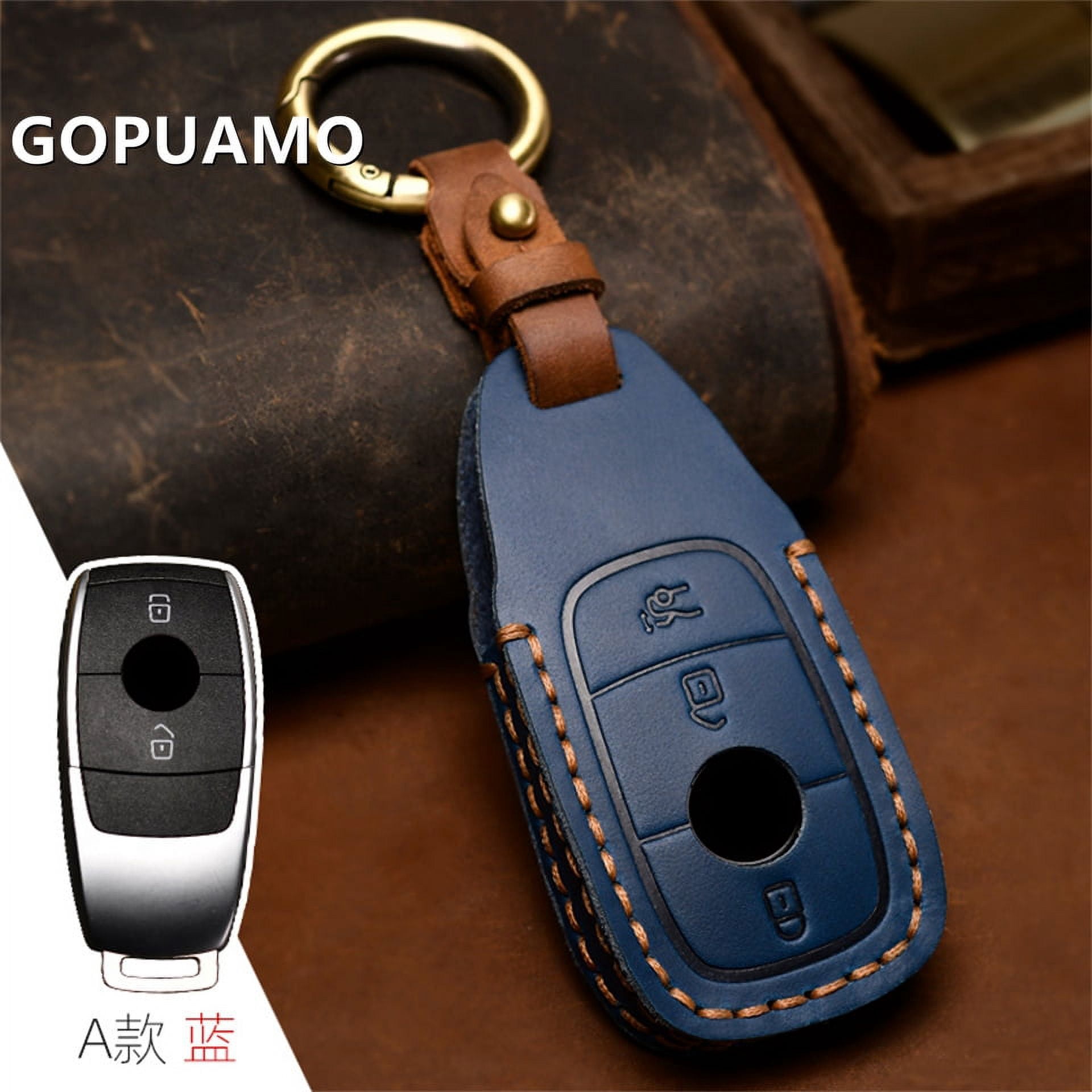 Car Key Fob Case Cover Protector For Mercedes Benz E C G M R S Class W204 W212 W176 GLC CLA GLA AMG Car Accessories Keychain