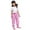 Pink, variant on REDARER Kids' Waterproof Rain Pants Elastic Waist Reflective Lightweight Rainwear for Boys & Girls,4-5 Years