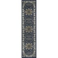Home Dynamix Tremont Magnolia Medallion Area Rug, Navy/Ivory, 1'9"x7'2