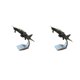 thumbnail image 1 of Bewildely Scale Diecast Fighter Alloy Model Kids Toy for Home Shelf Birthday Tipo 2 2Conjunto, 1 of 1