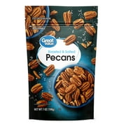 Great Value Roasted & Salted Pecans, 7 oz