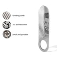 thumbnail image 5 of Multifunctional Stainless Steel Mustache Beard Comb for Precise Styling Compact and Travel Grooming Essential, 5 of 8