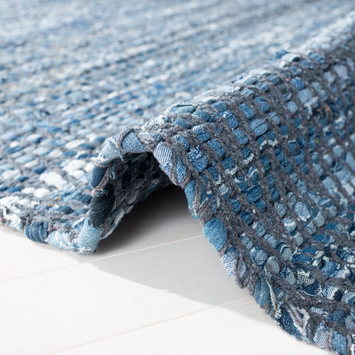 SAFAVIEH Montauk Zahara Geometric Area Rug, Blue, 8' x 10'