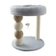 thumbnail image 2 of Rascador para gatos pequeños, mueble con forma de para gatos pequeños, con pelota de juguete, juguete interactivo para gatos, rascador de sisal azul, 2 of 8