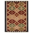 thumbnail image 4 of Rugsotic Carpets Eco-Friendly Woven Hand Woven Kilim Flat Weave Multicolor Contemporary Area Rug, 5'x8' Rectangle, Antimicrobial, 4 of 5