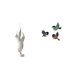 thumbnail image 1 of Figura decorativa,Escultura de plumas para escritorio,oficina,decoración del hogar,Figura decorativa de escritorio para decoración de mesa del hogar,Pájaro para colgar en la pared,Arte de, 1 of 8