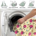 thumbnail image 4 of Football Flower Pink Pattern Soft Sherpa Fleece Throw Blanket, Warm Cozy Plush Blanket for Sofa Bed Couch, All Season, 60"x80", 4 of 5