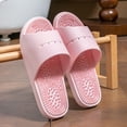 thumbnail image 4 of Willtoo Massage House Slides for Women, Non‑Slip Quick‑Dry Open Toe Slippers Textured Footbed Shower Sandals for Bathroom Indoor Home, 4 of 5