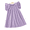 Purple, variant on LYMAYTER Ruffle Sleeveless Pleated Dress for 2-7Y Girls Cute Loose Summer A Line Dress Summer Casual Party Dress