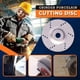 thumbnail image 1 of Fiudx Disco para Amoladora Angular, Corte Turbo para Baldosas de Porcelana, Metal de Alta Densidad, Corte Húmedo/Seco, Rendimiento Duradero, Amolado Multiusos, Tamaño de 100 Mm, Paquete de 1 Unidad, 1 of 7