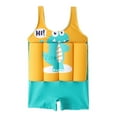 thumbnail image 2 of Uccdo Little Boys Girls Rashguards One-Piece Swimsuits Kids Cartoon Buoyancy Bathing Suit, 2-6 Years, 2 of 7