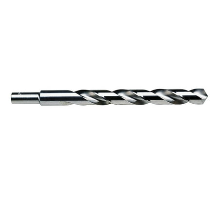 

IRWIN 73827 Jobber Drill Bit Spiral Flute 3-15/16 in L Flute Reduced Shank 27/64 in Dia x 1-4/9 in L Shank