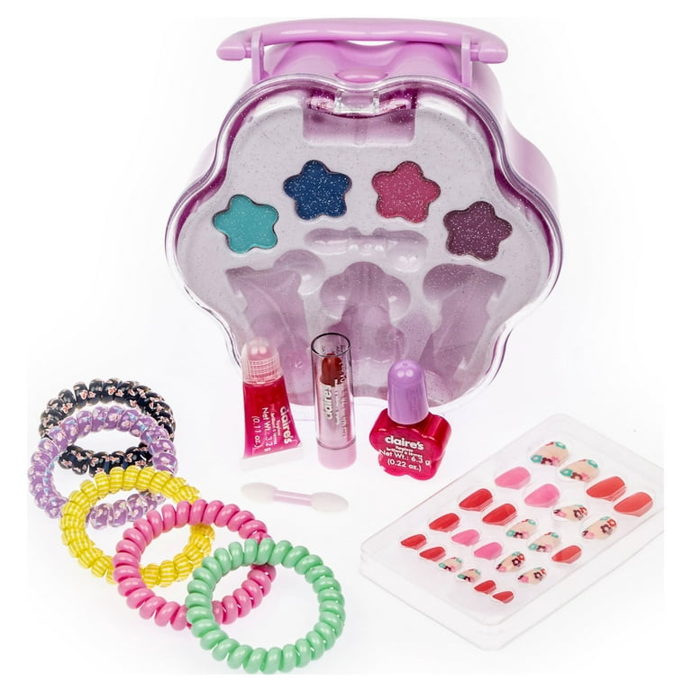 Claire's Tween Daisy Bundle, Holiday Gifts, Makeup Set, Faux Nails