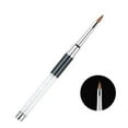 thumbnail image 2 of jiaroswwei Nail Liner Brush Handheld Ergonomics Handle Ultra Thin Glitter Brush Powder Nylon Gradient Pen Nail Art Brush for Manicure, 2 of 8